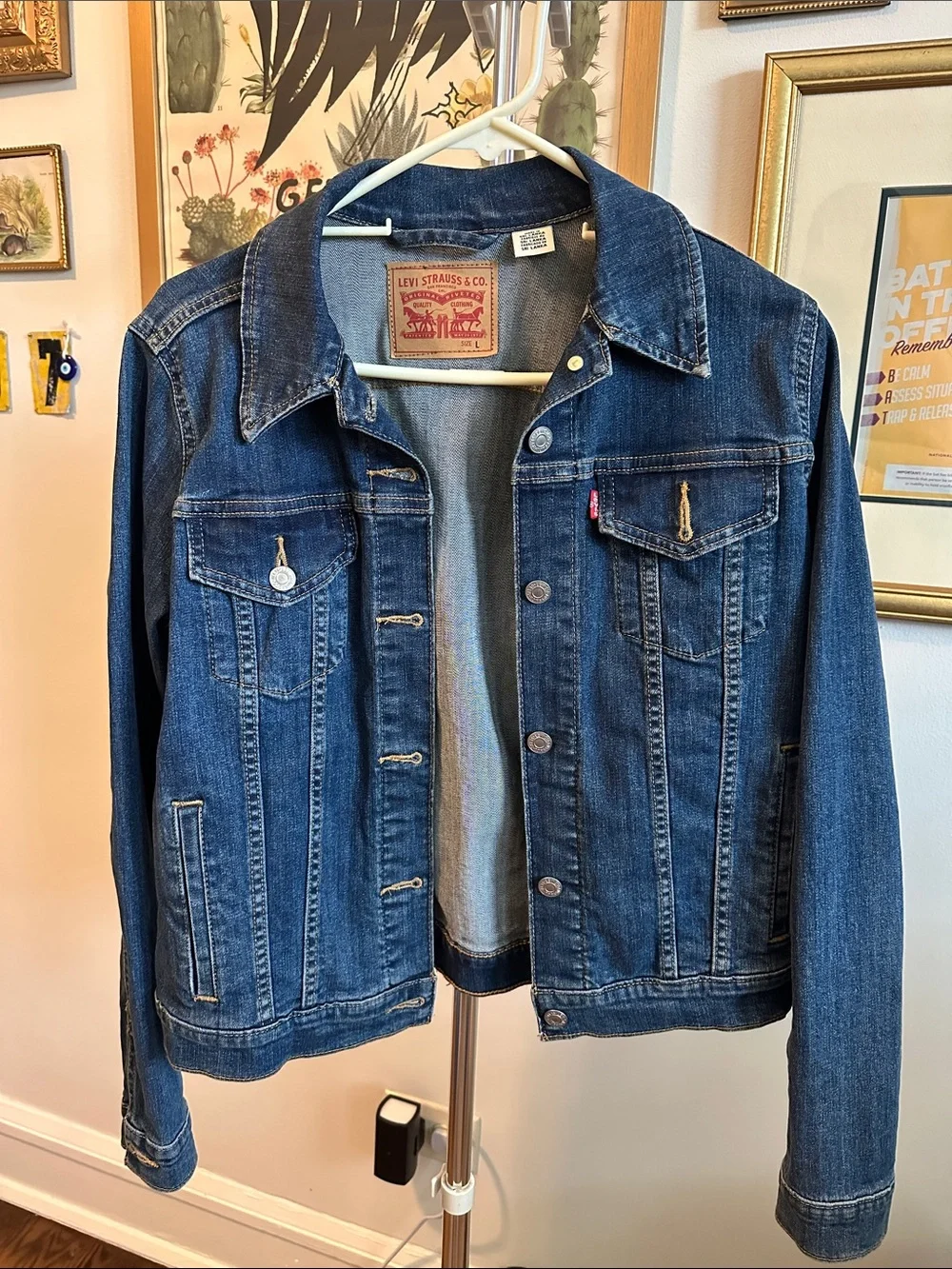 Levi's Dark Indigo Denim Trucker Jacket